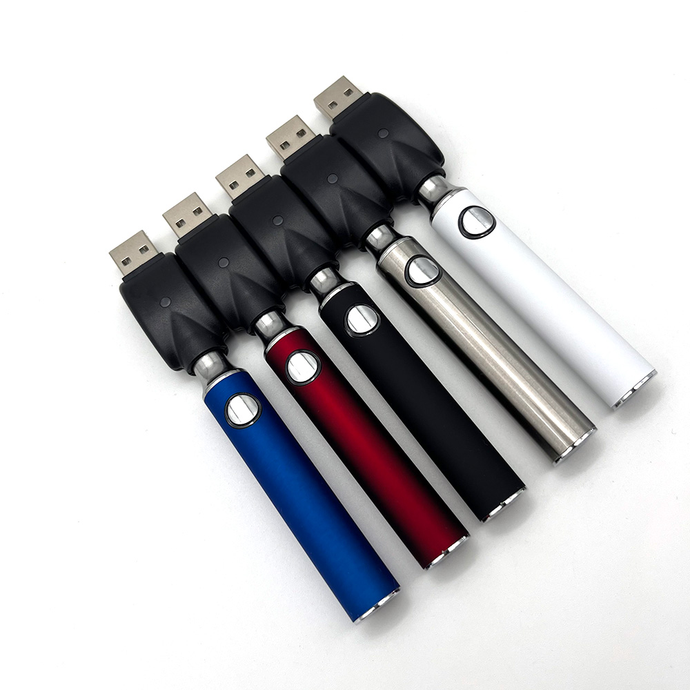 Vaping Area - 5-30 ชิ้นเวอร์เท็กซ์ 510 ด้ายอุ่นแบตเตอรี่ชุดชาร์จ 350 มิลลิแอมป์/650