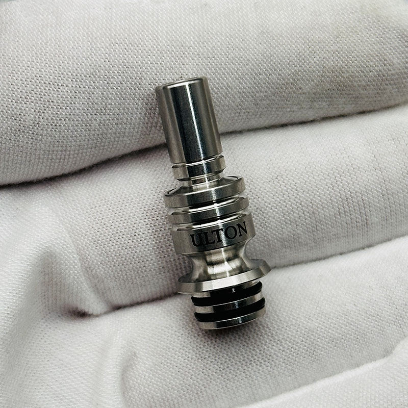 Vaping Area - หัวดูดแบบหยดสำหรับบุหรี่ไฟฟ้า 510 รุ่น Ulton ทำจากวัสดุ 316ss