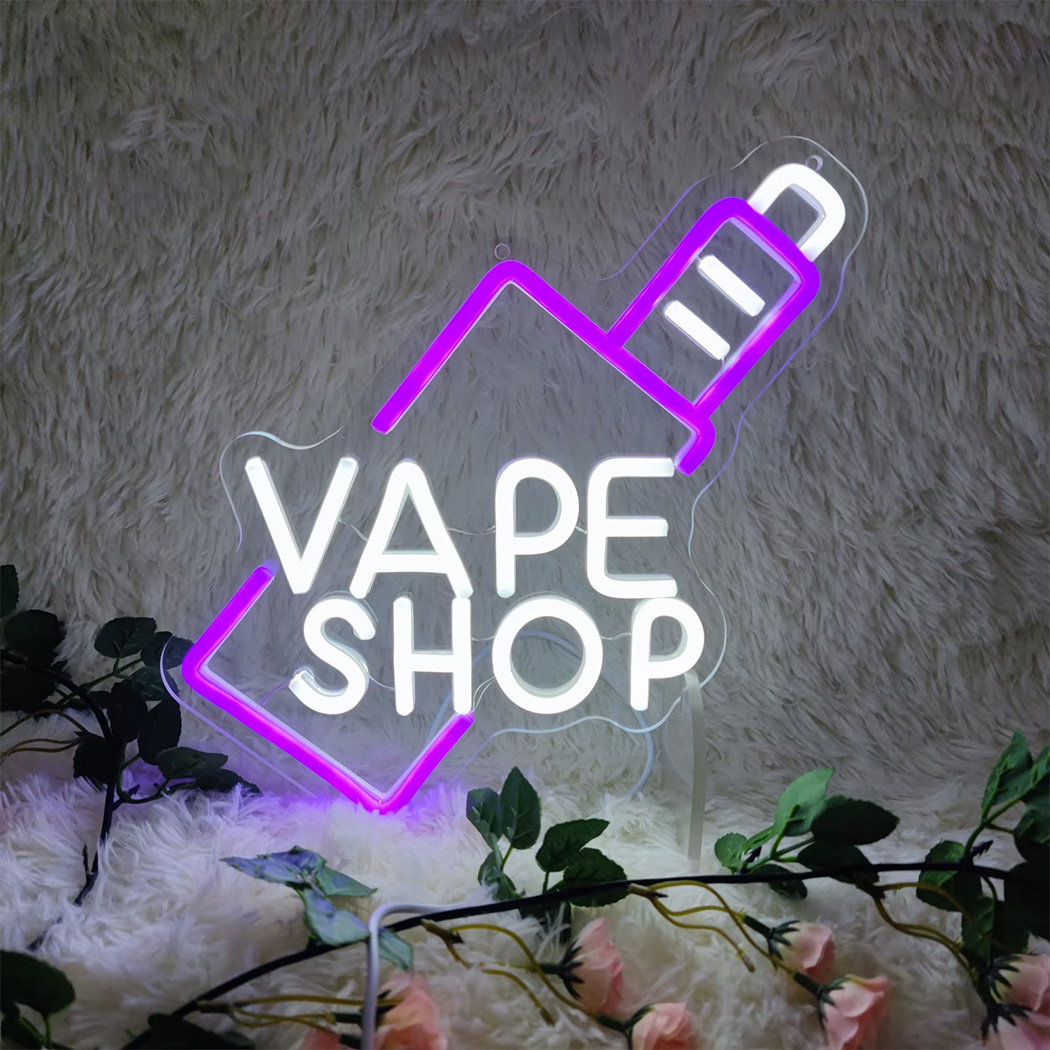 VAPE Shop LED Neon Sign Fit สํ - Vaping Shop บทวิจารณ์และราคา