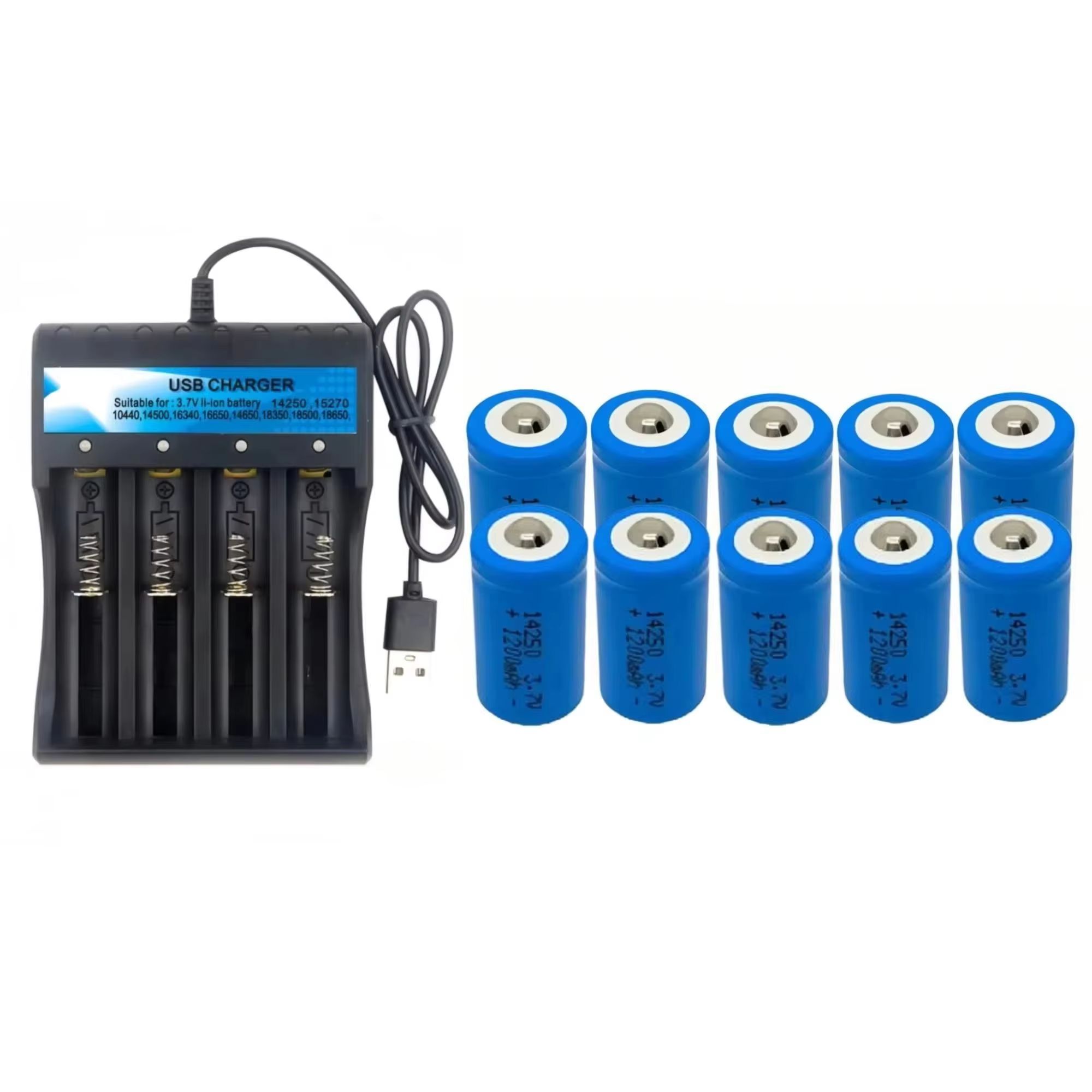 10 ชิ้น ชาร์จเร็ว 14250 3.7V 1 - Quick Vape บทวิจารณ์และราคา