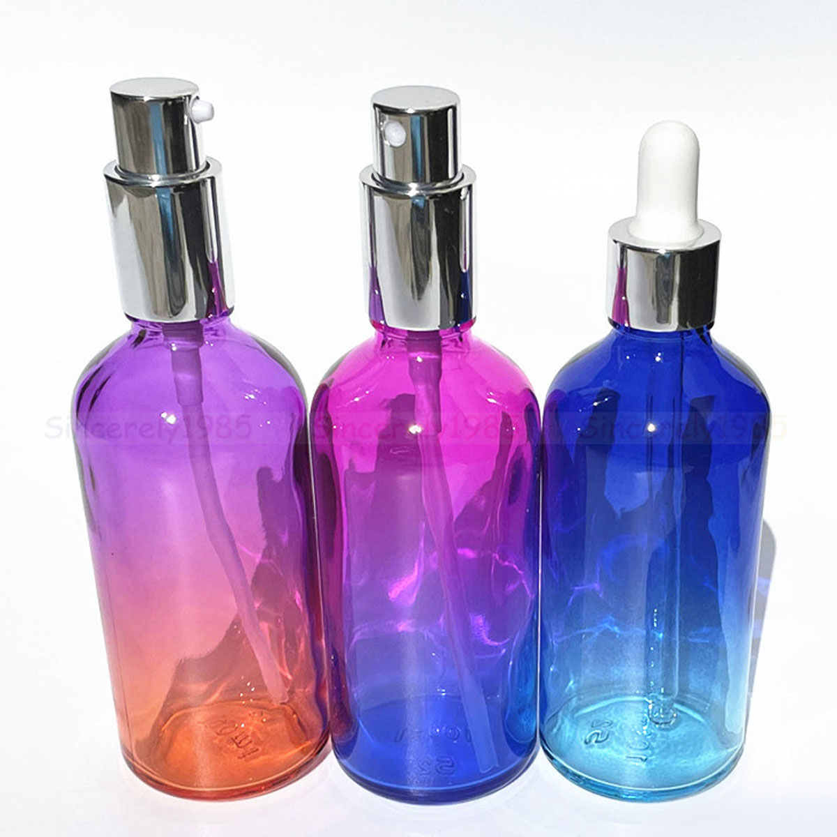 1X 3x100 มลขวดแก้วสีไล่ระดับพร - Juice Bottle Dropper บทวิจารณ์และราคา