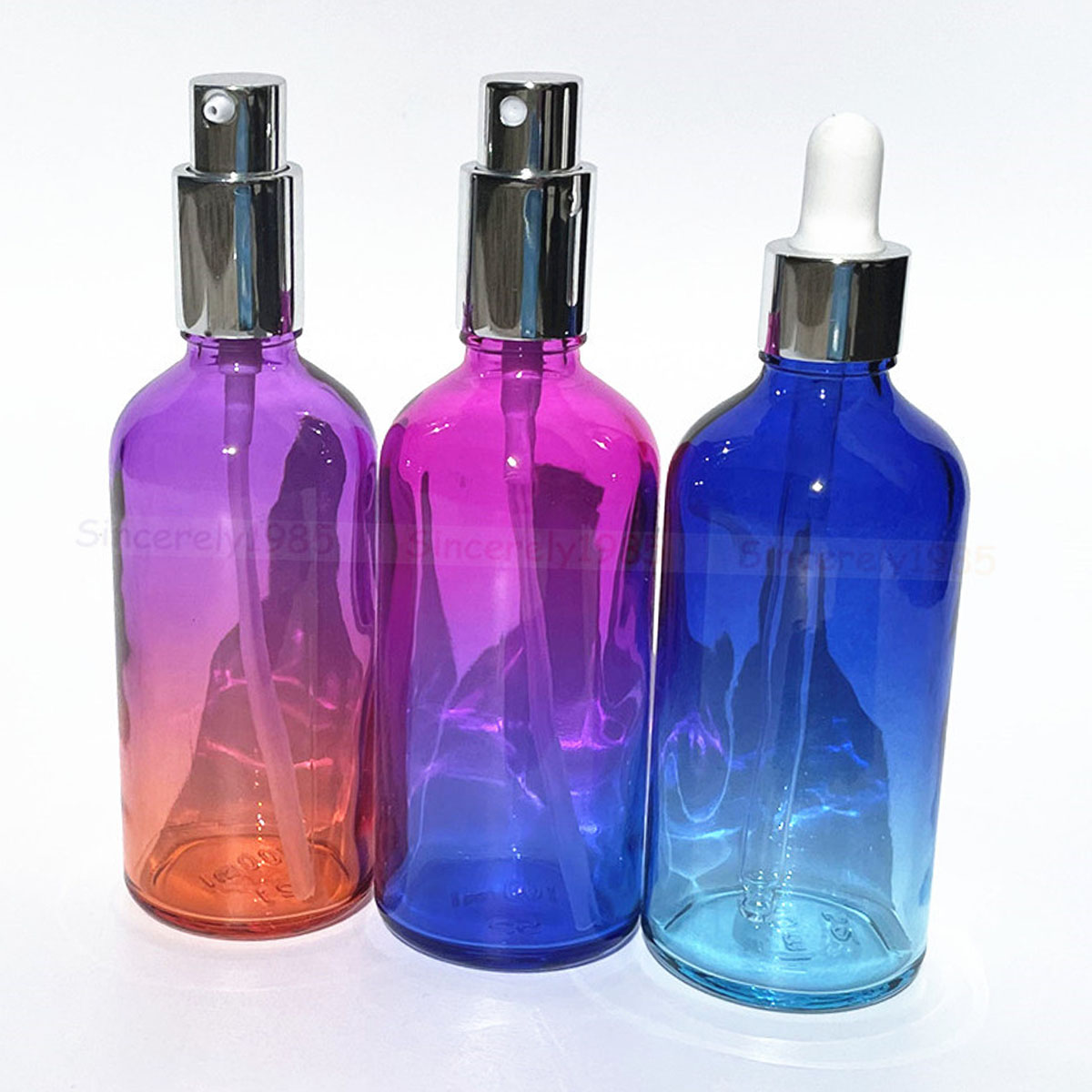 1X 3x100 มลขวดแก้วสีไล่ระดับพร - Juice Bottle Dropper บทวิจารณ์และราคา