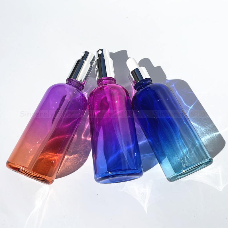 1X 3x100 มลขวดแก้วสีไล่ระดับพร - Juice Bottle Dropper บทวิจารณ์และราคา