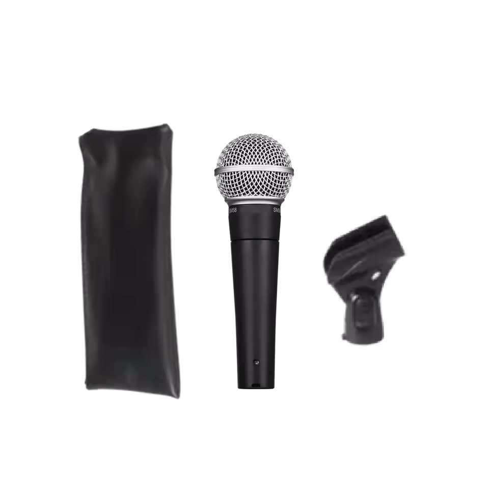 คาราโอเกะไมโครโฟนไดนามิก ไมโคร - Shure Mic Sm58 บทวิจารณ์และราคา