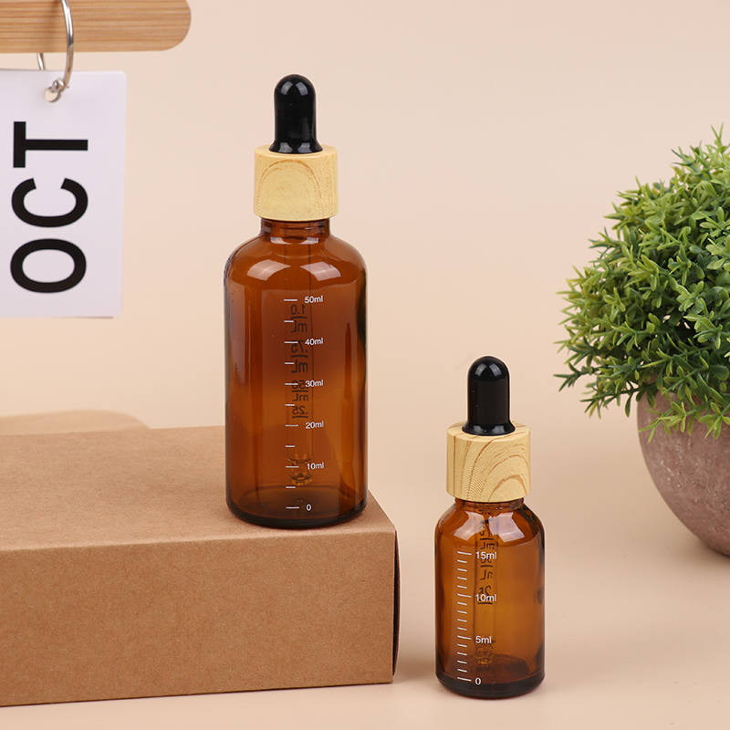 ขวดแก้วสีชาแบบเติมได้ขนาด 5 มล - Juice Bottle Dropper บทวิจารณ์และราคา